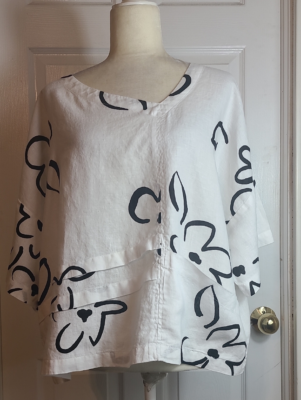 Olivia by Habitat Linen Side Step Blouse